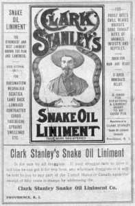 picture of snake oil