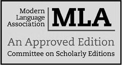 Modern Language Association – An approved edition, Committee on Scholarly Editions 