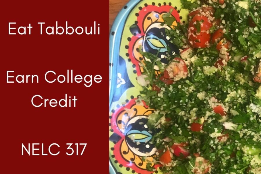 Eat Tabbouli Earn College Credit