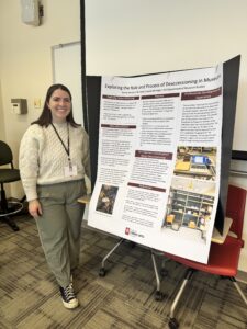 Jenna Servizzi at the IU Undergraduate Research Day
