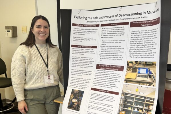 Jenna Servizzi at the IU Undergraduate Research Day