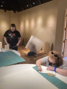 Working on box making